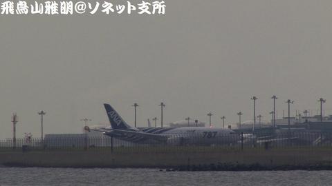 JA801Aの到着シーンのキャプチャ④＠東京国際空港