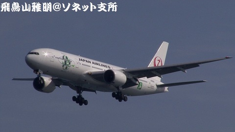 日本航空 JA8984＠東京国際空港。浮島町公園より。